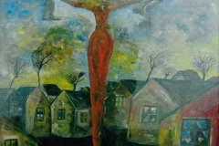 34) Waage, 65 x 45 cm, 1970