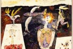 47) Rasante Fahrt, 65 x 44 cm, 1974