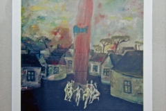 56) Ringelreihen, 48 x 41 cm