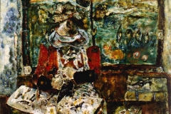 86) Der alte Schuhmacher, 82 x 82 cm, 1967