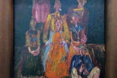 90) Familienbild, 19 x 19 cm, 1989