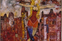 99) Uliczna akrobatka, 100 x 90 cm, 1969, unverkäuflich